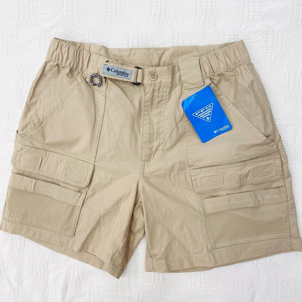 NWT Mens Columbia PFG Cargo Performance Shorts